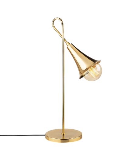 Lampe à Poser Sarmal dorée - 18x30x57 cm